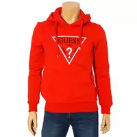 man guess populaire jacket hoodie lavez petites orange